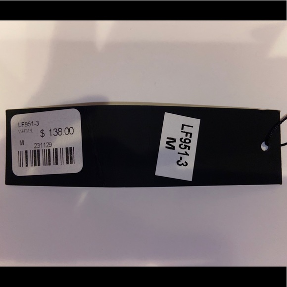 LF The Brand Black and White Medium Lounge Shorts - Picture 5 of 5